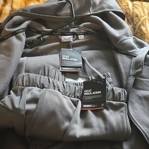 Men's Gray Jacket with Heat Insulation